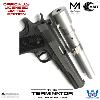 TERMINATOR - PISTOLET AMT HARDBALLER AVEC VISEE LASER TOUT METAL OFFICIEL ULTRA LIMITED EDITION (AIRSOFT AVEC RETOUR DE CULASSE - WESTERN ARMS - MAFIOSO AIRSOFT - MAGNA SYSTEM)