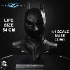 BATMAN : THE DARK KNIGHT TRILOGY - MASQUE OFFICIEL ECHELLE 1/1 54 CM DC DIRECT (MASK COWL - DC COMICS - McFARLANE)