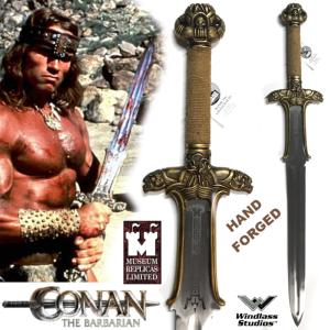 CONAN -  EPEE "SWORD ATLANTEAN" SOUS LICENCE OFFICIELLE FORGE MAIN (VERSION "WEATHERED" MUSEUM REPLICAS LIMITED - WINDLASS STUDIOS)