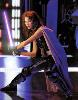 STAR WARS - SABRE LASER MARA JADE CUSTOM LIGHTSABER (LAME AMOVIBLE - PRACTICAL - FAIT MAIN AU USA PAR SABER FORGE)