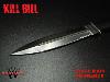 KILL BILL - COUTEAU THE BRIDE (LA MARIEE) REPRODUCTION AUTHENTIQUE FORGE MAIN EN FRANCE (PRACTICAL - ARTISAN FORGERON - NO LIMITS)