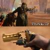 HALO - SOREN-066 REVOLVER OFFICIEL TOUT METAL PLAQUÉ OR 18K LIMITED EDITION (CHIAPPA FIREARMS AIRSOFT)