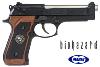 RESIDENT EVIL 4 (BIOHAZARD) - PISTOLET LEON SCOTT KENNEDY OFFICIEL S.T.A.R.S. AVEC RETOUR DE CULASSE (SOUS LICENCE CAPCOM - SAMURAI EDGE STAND. MOD. - MARUI )