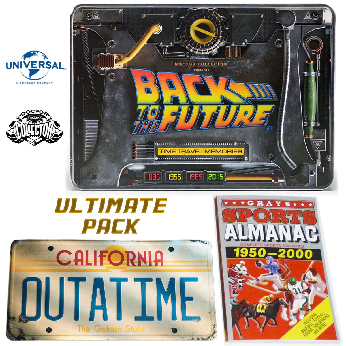 RETOUR VERS LE FUTUR PACK ULTIMATE COFFRET COLLECTOR OFFICIEL TIME TRAVEL MEMORIES
