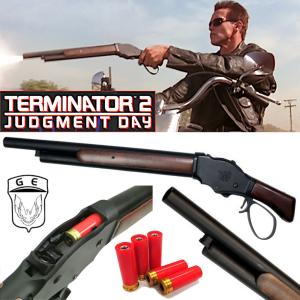 TERMINATOR 2 - SHOTGUN ROSE BOX WINCHESTER M1887 TOUT METAL & BOIS VERITABLE (GOLDEN EAGLE)
