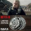 THE WITCHER (SERIE) - PENDENTIF MEDAILLON OFFICIEL TOUT METAL ECHELLE 1/1 NUMEROTÉE LIMITED EDITION AVEC SUPPORT (NETFLIX - FANATTIK)