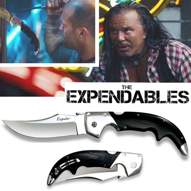 THE EXPENDABLES COUTEAU TOOL (MICKEY ROURKE) KNIFE ESPADA OFFICIEL