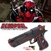 DEADPOOL (MARVEL COMICS) - PISTOLET OFFICIEL AVEC RETOUR DE CULASSE (LICENCE DESERT EAGLE)