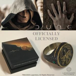 DUNE 2 (2024) - BAGUE OFFICIELLE DE PAUL ATREIDES (OFFICCIALY LICENSED LEGENDARY PICTURES)