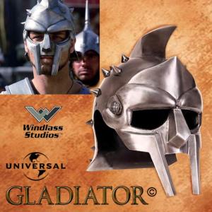 GLADIATOR - CASQUE MAXIMUS OFFICIEL AVEC SUPPORT DELUXE (UNIVERSAL - WINDLASS STUDIOS)