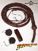 INDIANA JONES - VERITABLE FOUET EN CUIR HAUT DE GAMME PROP REPLICA (WESTERN STAR USA)