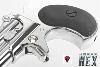 JONAH HEX - PISTOLET DERRINGER TURNBULL TOUT METAL CHROMÉ (MAXTACT AIRSOFT)