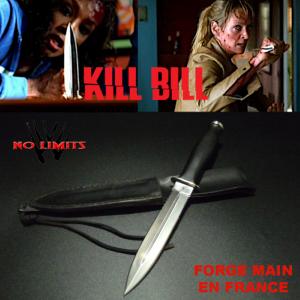 KILL BILL - COUTEAU THE BRIDE (LA MARIEE) REPRODUCTION AUTHENTIQUE FORGE MAIN EN FRANCE (PRACTICAL - ARTISAN FORGERON - NO LIMITS)