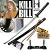 KILL BILL - THE BRIDE (LA MARIEE) KATANA : PACK OFFICIEL HATTORI HANZO SABRE FORGE MAIN (PRACTICAL - LICENCE HATTORI HANZO)