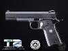 TERMINATOR 2 - PISTOLET OFFICIEL LIMITED EDITION BICOLORE TOUT METAL AVEC MALLETTE (LICENSED NOVAK NEXT 1911 - SOCOM GEAR)