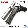 TERMINATOR - PISTOLET AMT HARDBALLER AVEC VISEE LASER TOUT METAL OFFICIEL ULTRA LIMITED EDITION (AIRSOFT AVEC RETOUR DE CULASSE - WESTERN ARMS - MAFIOSO AIRSOFT - MAGNA SYSTEM)