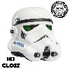 STAR WARS - STORMTROOPER CASQUE OFFICIEL HD GLOSS + SUPPORT DELUXE (ORIGINAL-STORMTROOPER NUMEROTE)