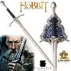 THE HOBBIT - EPEE "GLAMDRING" DE GANDALF OFFICIELLE + SUPPORT METAL DELUXE (VERSION NOBLE COLLECTION)