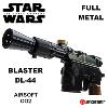 STAR WARS - HAN SOLO BLASTER LOURD DL-44 TOUT METAL LIMITED EDITION (VERSION AIRSOFT CO2 - AW CUSTOM)