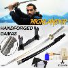 HIGHLANDER (SERIE) - REPLIQUE SABRE KATANA DUNCAN MAC LEOD LAME "DAMAS" FORGE MAIN LIMITED EDITION (REPRODUCTION ART REPLICAS / WINDLASS STEELCRAFTS)
