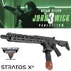 JOHN WICK 3 : PARABELLUM - PISTOLET MITRAILLEUR MPX STRATOS X® LICENCE OFFICIELLE TARAN TACTICAL INNOVATIONS TOUT METAL AVEC RETOUR DE CULASSE (LICENSED TTI / STRATOS X®)