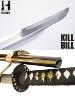 KILL BILL - THE BRIDE (LA MARIEE) KATANA : PACK OFFICIEL HATTORI HANZO SABRE FORGE MAIN (PRACTICAL - LICENCE HATTORI HANZO)