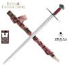 KING & CONQUEROR (SERIE) - EPEE OFFICIELLE WILLIAM LE CONQUERANT FORGEE MAIN LIMITED EDITION AVEC FOURREAU CUIR DELUXE (WINDLASS STUDIOS - MUSEUM REPLICAS LIMITED)