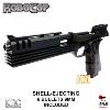 ROBOCOP - PISTOLET AUTO 9 AVEC EJECTION DE DOUILLES & AMORCES LIMITED EDITION (IMPORT JAPAN KSC)