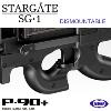 STARGATE SG-1 - FUSIL D'ASSAUT P90+ OFFICIEL NOUVEAU MODELE HAUT DE GAMME (TOKYO MARUI)