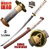 WALKING DEAD (THE) - REPLIQUE SABRE KATANA MICHONNE LAME "DAMAS" FORGE MAIN LIMITED EDITION (REPRODUCTION ART REPLICAS / WINDLASS STEELCRAFTS)