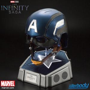 CAPTAIN AMERICA -  CASQUE INTEGRAL OFFICIEL + SUPPORT ENCEINTE BLUETOOTH (MARVEL ™ - KILLERBODY)