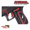 DEADPOOL (MARVEL COMICS) - PISTOLET OFFICIEL AVEC RETOUR DE CULASSE (LICENCE DESERT EAGLE)