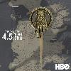 GAME OF THRONES - MAIN DU ROI BADGE OFFICIEL (VERSION DELUXE - NOBLE COLLECTION)