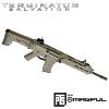 TERMINATOR SALVATION - FUSIL D'ASSAUT MAGPUL MASADA OFFICIEL HAUT DE GAMME TOUT AUTOMATIQUE  (VERSION TRES RARE SOUS LICENCE MAGPUL PTS - A&K AIRSOFT - CYBERGUN)