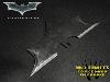 BATMAN, THE DARK KNIGHT RISES - VERITABLE BATARANG REPRODUCTION AUTHENTIQUE ET FONCTIONNELLE FORGE MAIN EN FRANCE (PRACTICAL ARTISAN FORGERON - NO LIMITS)