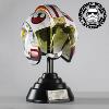 STAR WARS - CASQUE MOULAGE D'ORIGINE LUKE SKYWALKER OFFICIEL SIGNATURE EDITION AVEC SUPPORT DELUXE
