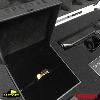 JAMES BOND : SPECTRE - PISTOLET WALTHER PPK/S TOUT METAL AVEC SILENCIEUX + BAGUE ARGENT MASSIF PLAQUÉ OR 18K "BLOFELD N° 1 ORGANIZATION" OFFICIELS + MALLETTE + ECRIN (FACTORY ENTERTAINMENT - UMAREX)