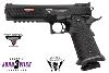 JOHN WICK 3 : PARABELLUM - PISTOLET COMBAT MASTER LICENCE OFFICIELLE TARAN TACTICAL INNOVATIONS TOUT METAL AVEC RETOUR DE CULASSE (LICENSED TTI / ARMY ARMAMENT)