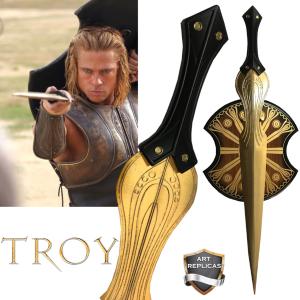 TROIE (TROY) - REPLIQUE GLAIVE ACHILLE & SUPPORT BOIS (REPRODUCTION ART REPLICAS)