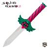 SQUID GAME 3 (SERIE) - REPLIQUE DAGUE ECHELLE 1/1 TOUT METAL AVEC BOITE VELOURS (CRYSTAL DAGGER - REPRODUCTION ART REPLICAS)
