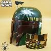 STAR WARS - CASQUE BOBA FETT OFFICIEL AUTOGRAPHED JEREMY BULLOCH (RUBIE'S - RADTKE SPORTS)