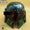 STAR WARS - CASQUE BOBA FETT OFFICIEL AUTOGRAPHED JEREMY BULLOCH (RUBIE'S - RADTKE SPORTS)