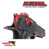 DEADPOOL (MARVEL COMICS) - PISTOLET OFFICIEL AVEC RETOUR DE CULASSE (LICENCE DESERT EAGLE)