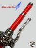 DEVIL MAY CRY 4 - REPLIQUE SABRE EPEE RED QUEEN SWORD OF NERO AVEC SUPPORT BOIS (REPRODUCTION ART REPLICAS)