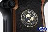 RESIDENT EVIL 4 (BIOHAZARD) - PISTOLET LEON SCOTT KENNEDY OFFICIEL S.T.A.R.S. AVEC RETOUR DE CULASSE (SOUS LICENCE CAPCOM - SAMURAI EDGE STAND. MOD. - MARUI )
