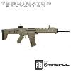 TERMINATOR SALVATION - FUSIL D'ASSAUT MAGPUL MASADA OFFICIEL HAUT DE GAMME TOUT AUTOMATIQUE  (VERSION TRES RARE SOUS LICENCE MAGPUL PTS - A&K AIRSOFT - CYBERGUN)