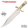 THE EXPENDABLES - POIGNARD BOWIE OFFICIEL PLAQUE OR 18K (UNITED CUTLERY)
